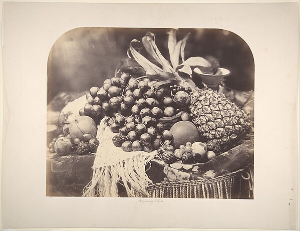 Roger Fenton, [Still Life with Fruit]