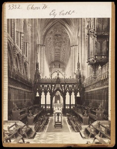 Francis Frith, Choir W.  Ely Cath'l