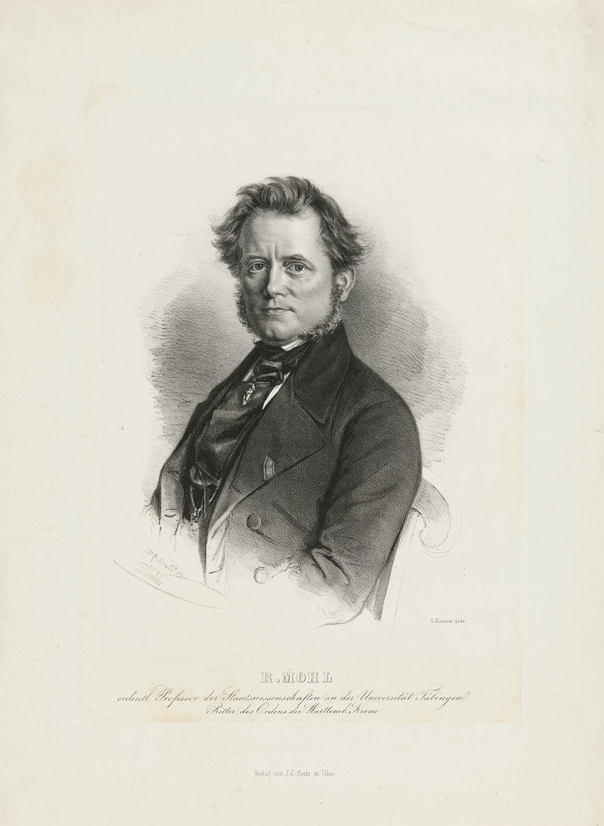Gottfried Küstner, Bildnis Robert von Mohl