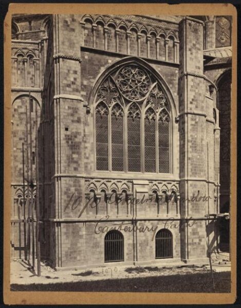 Francis Frith, Anselm's Window.  Canterbury Cath'l