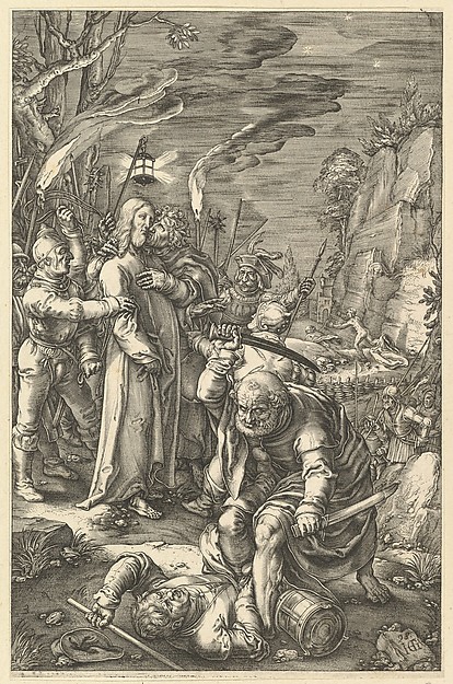 Anonymous, The Betrayal of Christ, from "The Passion of Christ"