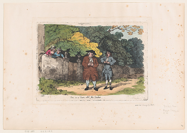 Thomas Rowlandson, Scene in a Farce called The Quaker