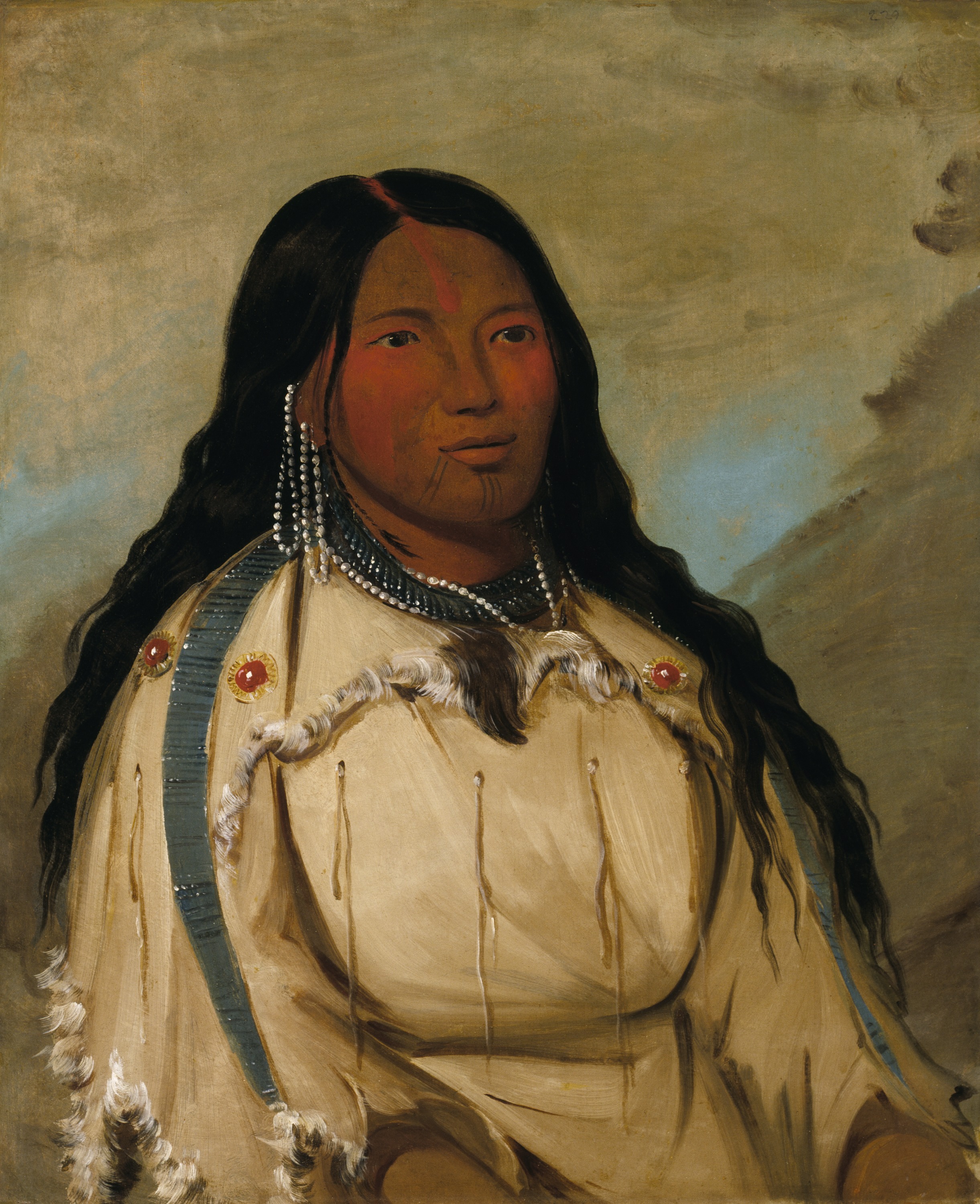 George Catlin, Tow-ée-ka-wet, a Cree Woman