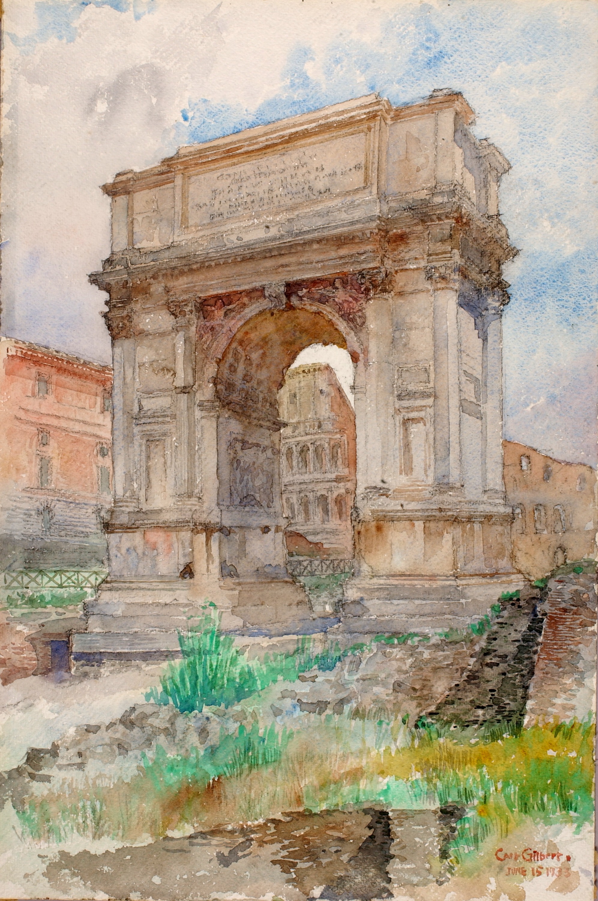 Cass Gilbert, Arch of Titus, Rome