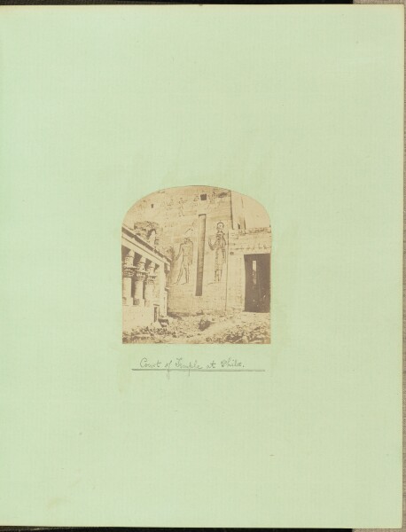 Francis Frith, Court of Temple at Philae
