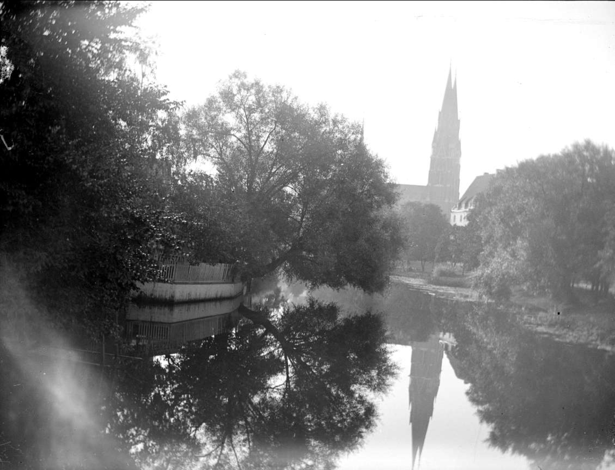 August Fredrik Schagerström, "Upsala, ån söderut från Haglunds bro", Uppsala 1912