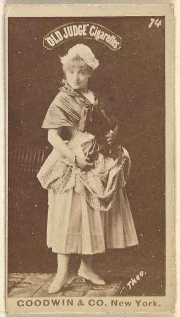 Goodwin & Company, Theo, from the Actors and Actresses series (N171) for Old Judge Cigarettes