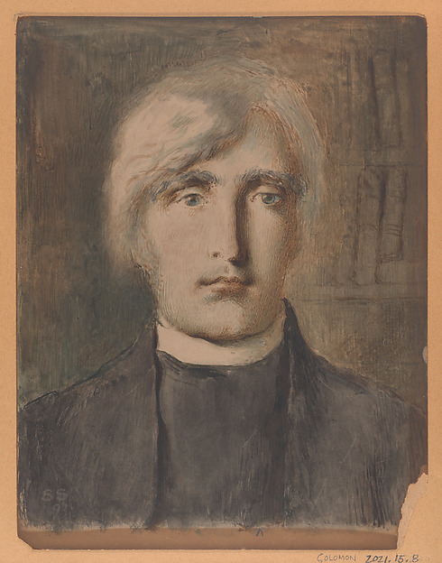 Simeon Solomon, Portrait of a Cleric