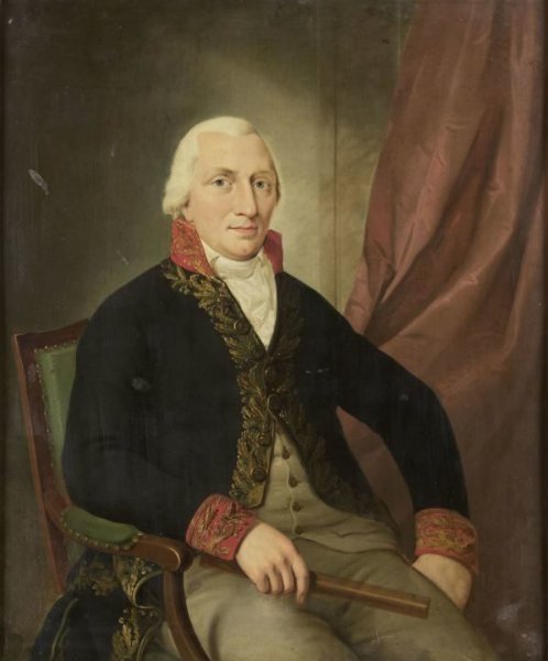 Adriaan de Lelie, Portrait of Albertus Henricus Wiese, Governor-General of the Dutch East Indies