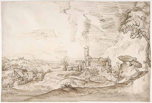 Cornelis Cort, Italian Landscape