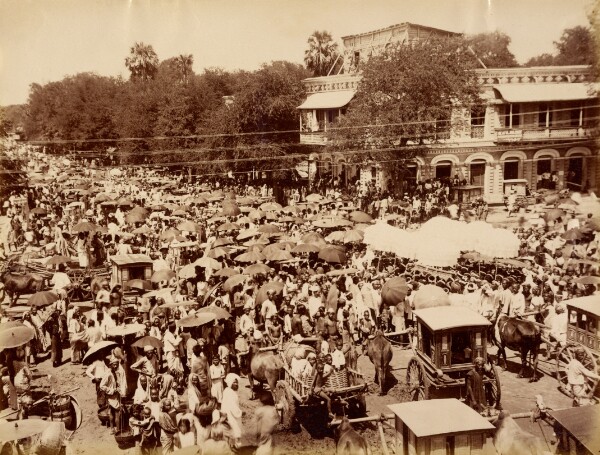 Felice Beato, View of a Road Mandalay