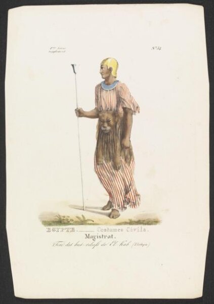 Godefroy Engelmann, Ancient Egyptian costume