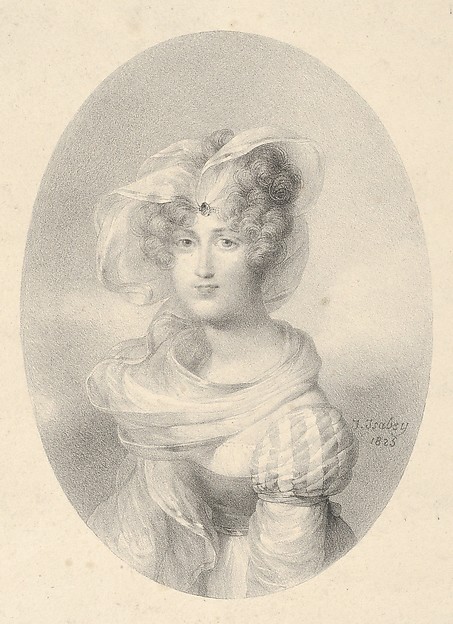Jean-Baptiste Isabey, Portrait of Madame Ditte-Harmite