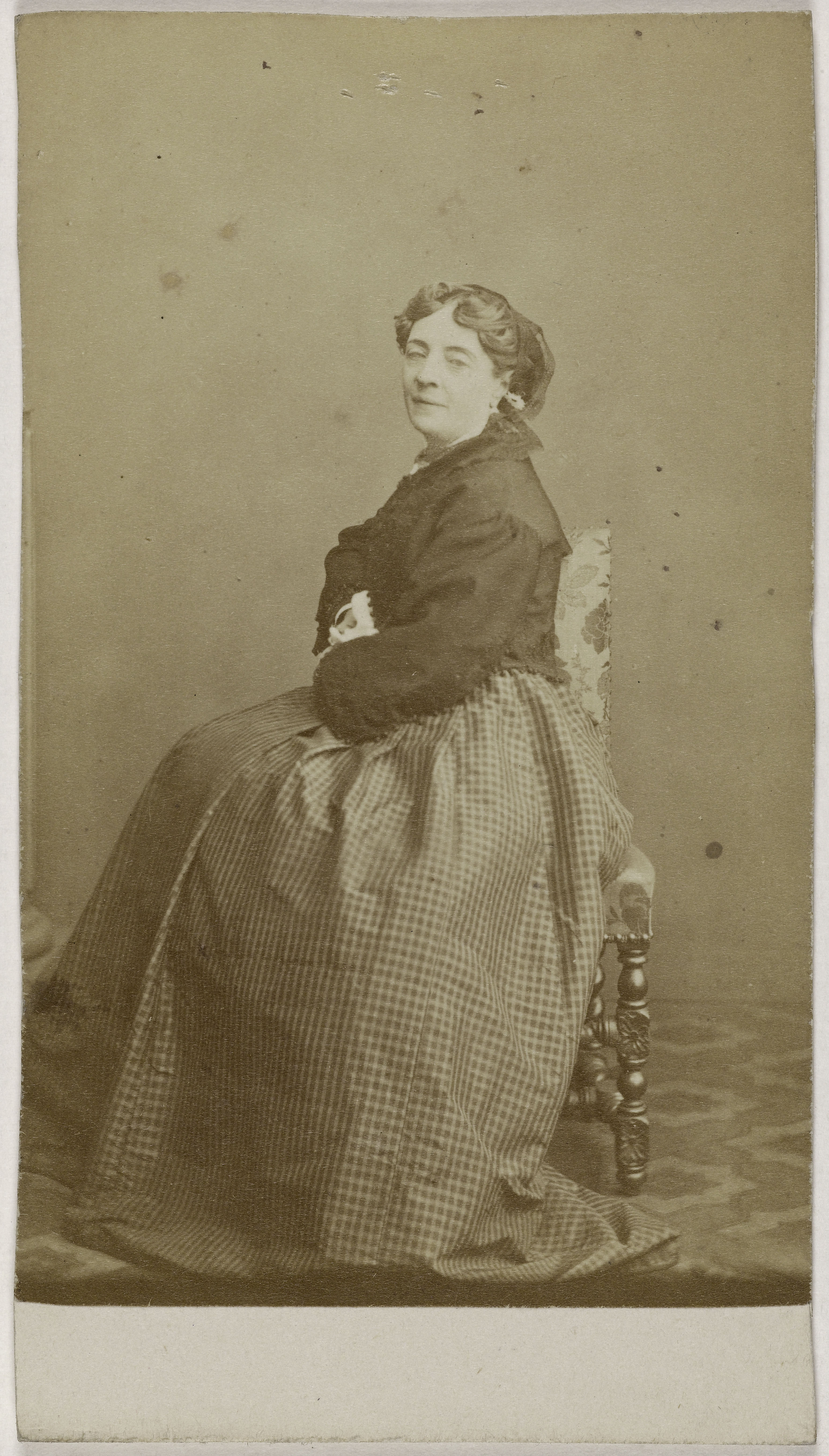 Anonyme, Portrait de Virginie Dejazet (1798-1875), (actrice et fondatrice du théâtre Dejazet)