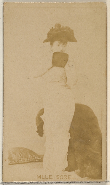 Allen & Ginter, Mlle. Sorel, from the Actors and Actresses series (N45, Type 8) for Virginia Brights Cigarettes