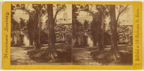 Edward Bierstadt, Sunny Side, Irving's Residence, on the Hudson N.Y.