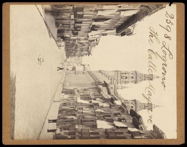 Francis Frith, Logrono.  The Calle Mayer etc.