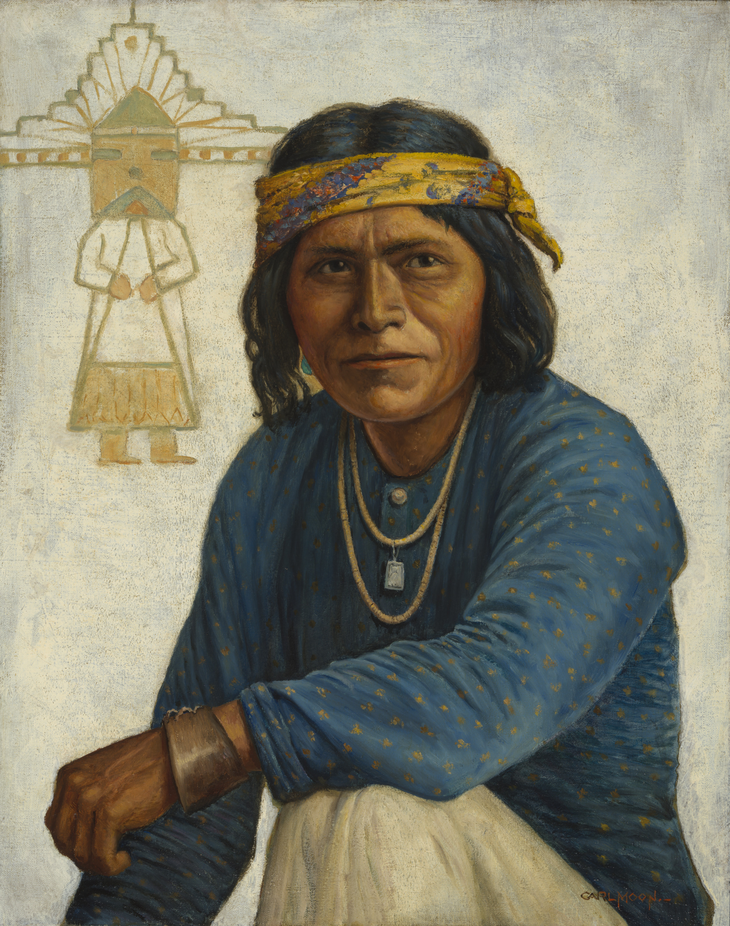 Carl Moon, Zuni Man