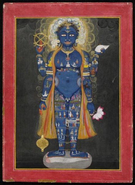 Unknown, Vishnu as Vishvarupa (cosmic or universal man)