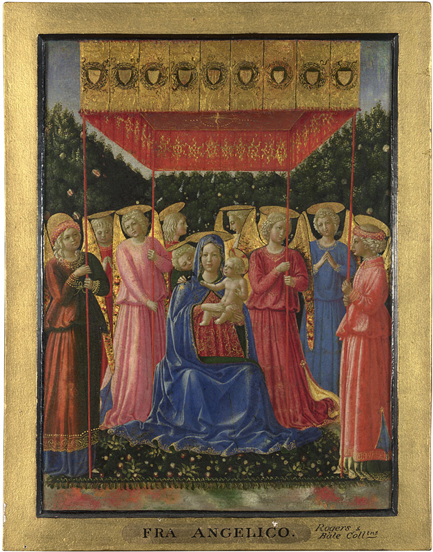 Benozzo Gozzoli, The Virgin and Child with Angels