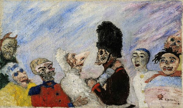 James Ensor, Skeleton Arresting Masks
