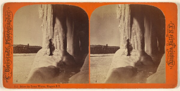 Charles Bierstadt, Below the Tower[,] Winter, Niagara N.Y.