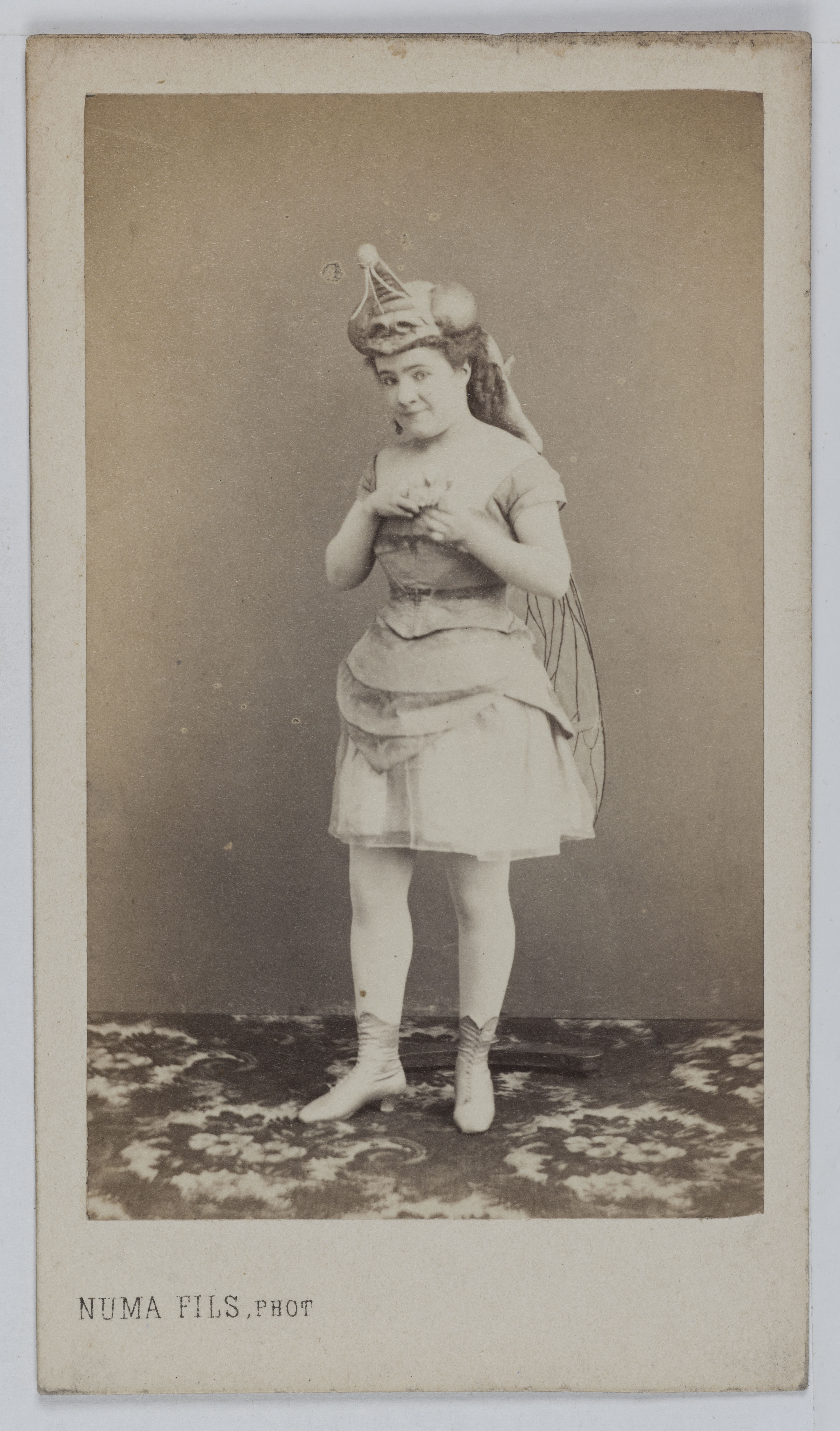 Numa Fils, Portrait de Madame Regnier (-1891?), actrice.