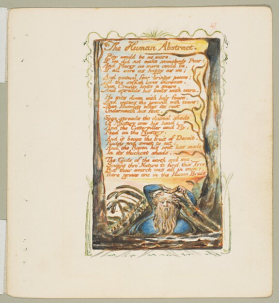 William Blake, Songs of Experience: The Human Abstract