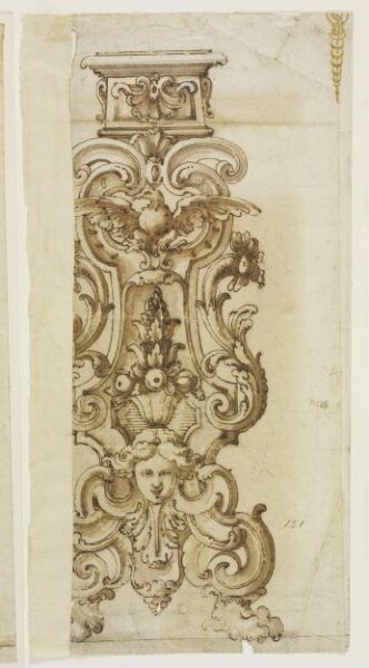 Unknown, Design for pedestal or torchère