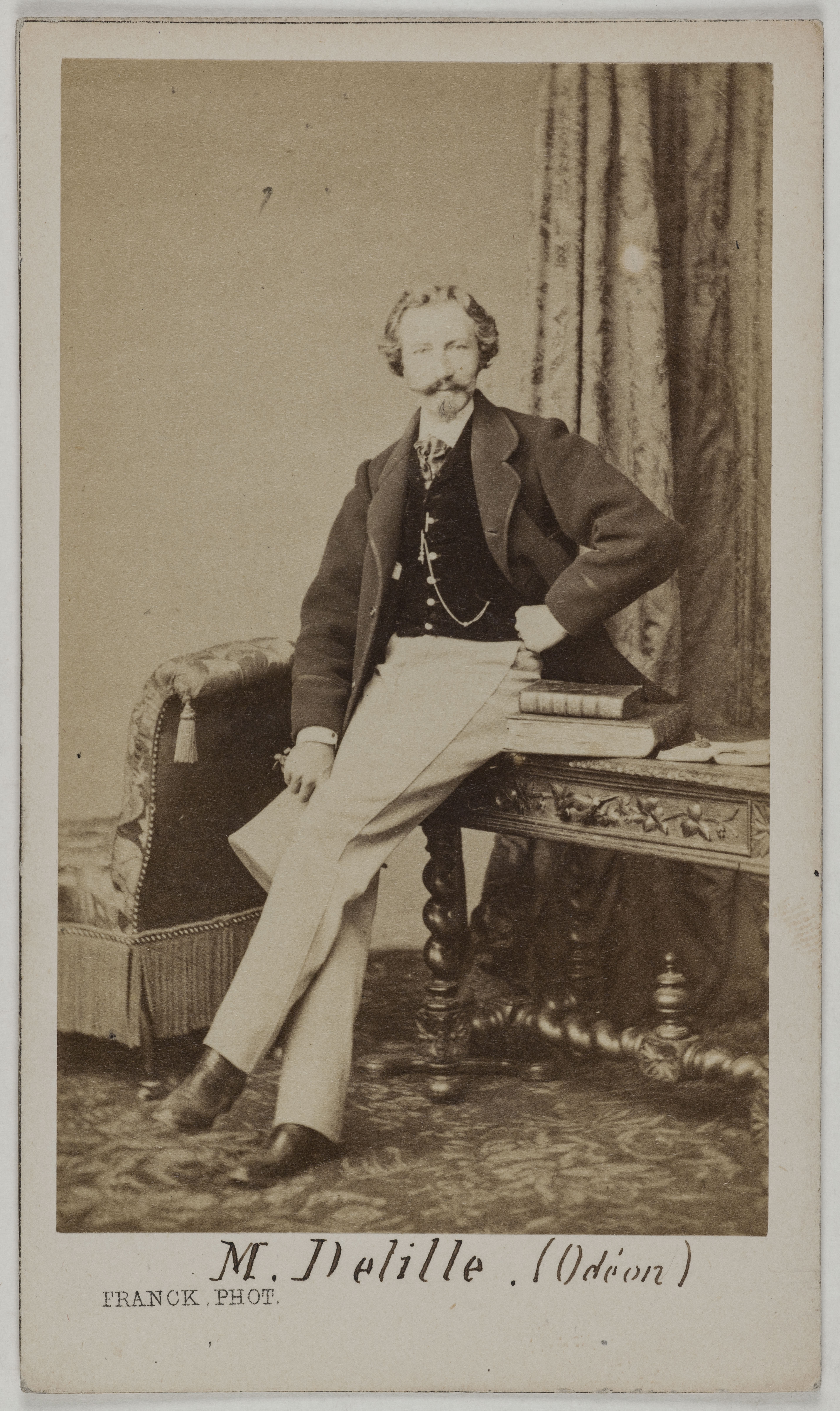 Franck, Portrait de Delille Hector, (acteur)