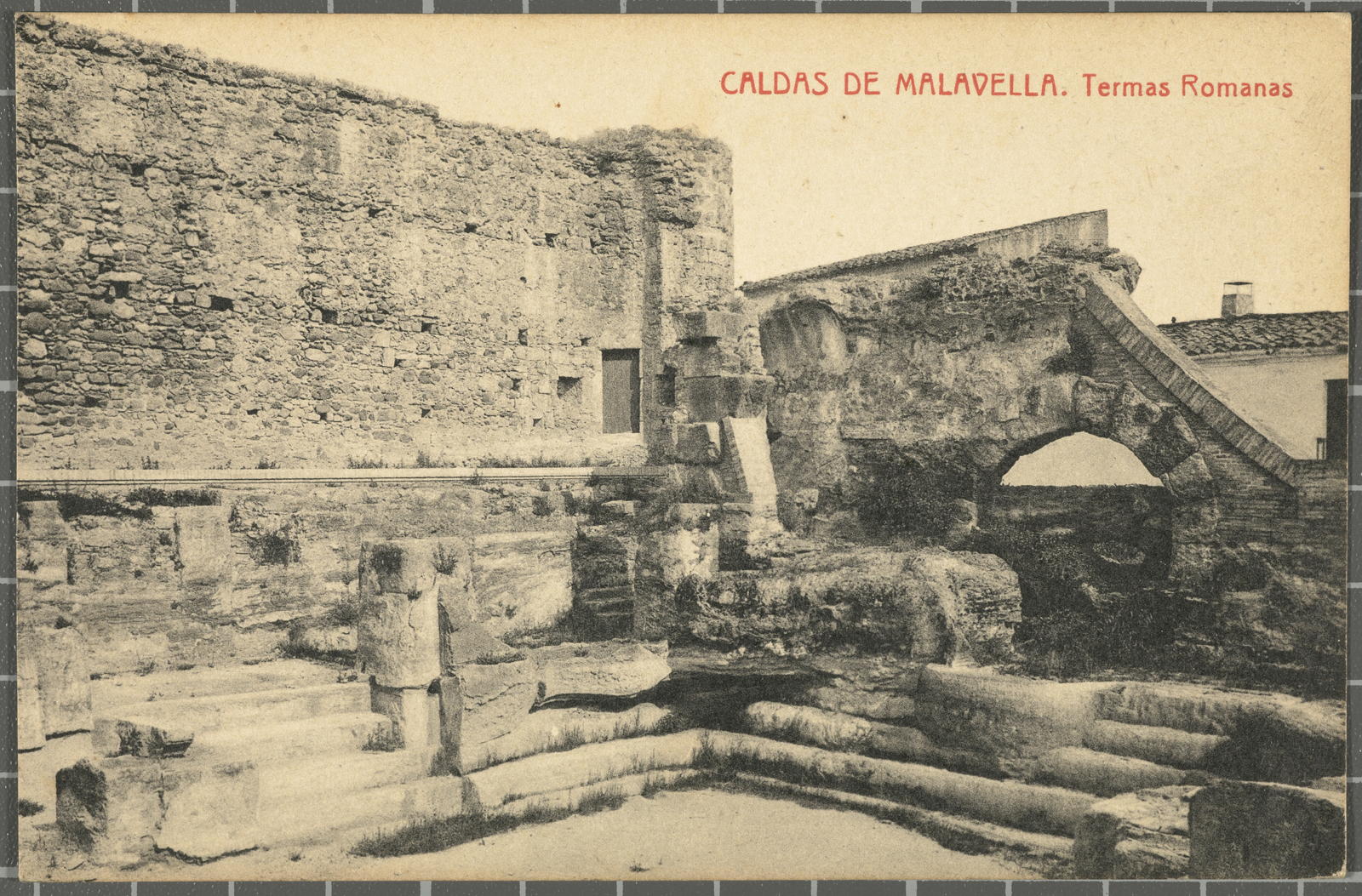 Josep Thomas Bigas, CALDAS DE MALAVELLA. Roman Termas