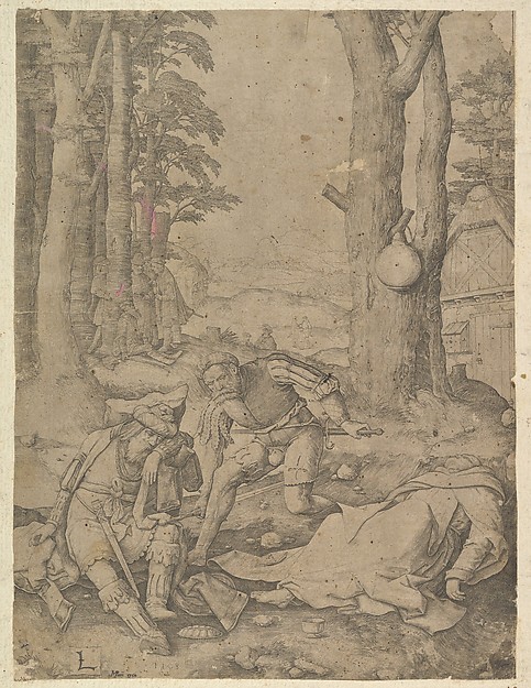 Lucas van Leyden, Mohammed and the Monk Sergius