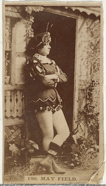 W. Duke, Sons & Co., Card Number 190, May Field, from the Actors and Actresses series (N145-7) issued by Duke Sons & Co. to promote Duke Cigarettes