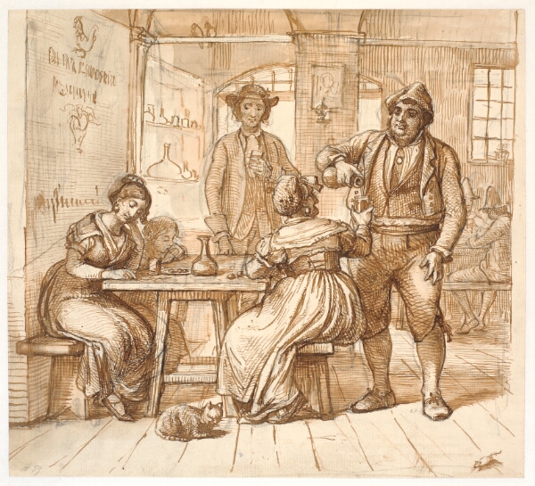 Wilhelm Marstrand, Osteriscene