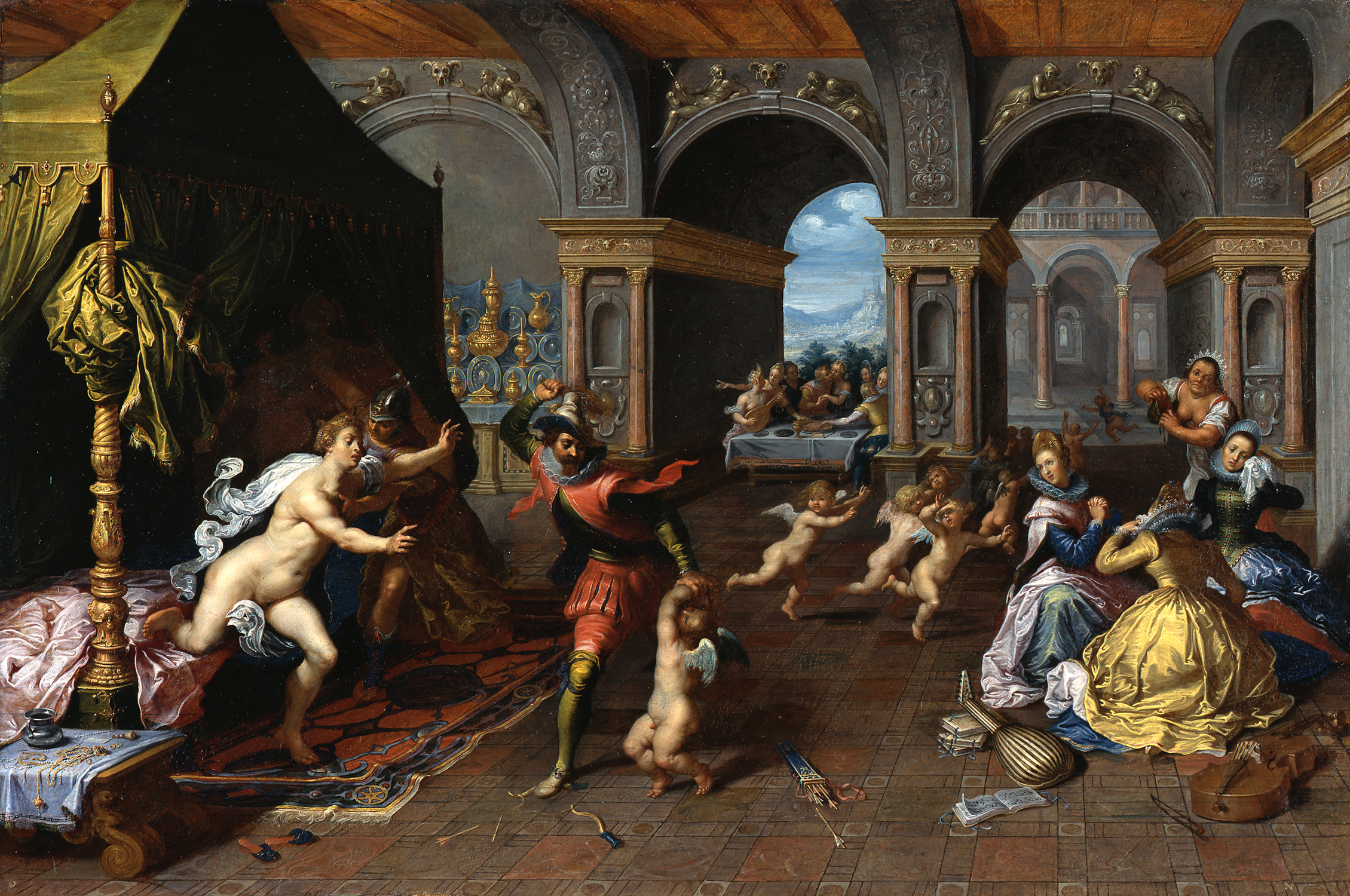 Simon de Vos, Cupid's chastisement