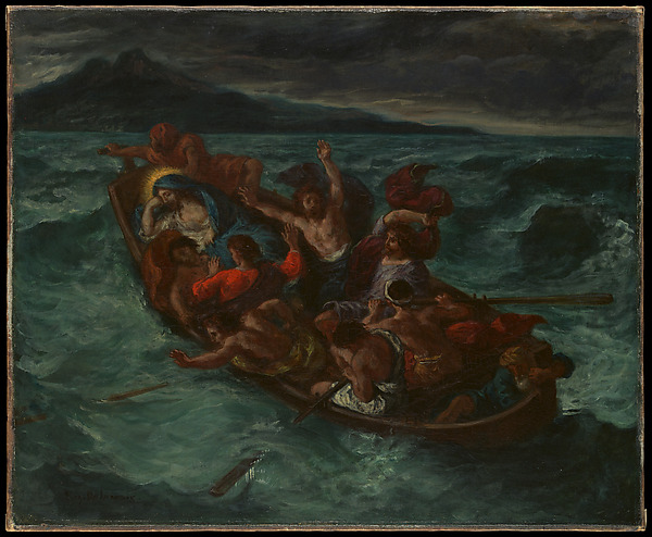 Eugène Delacroix, Christ Asleep during the Tempest