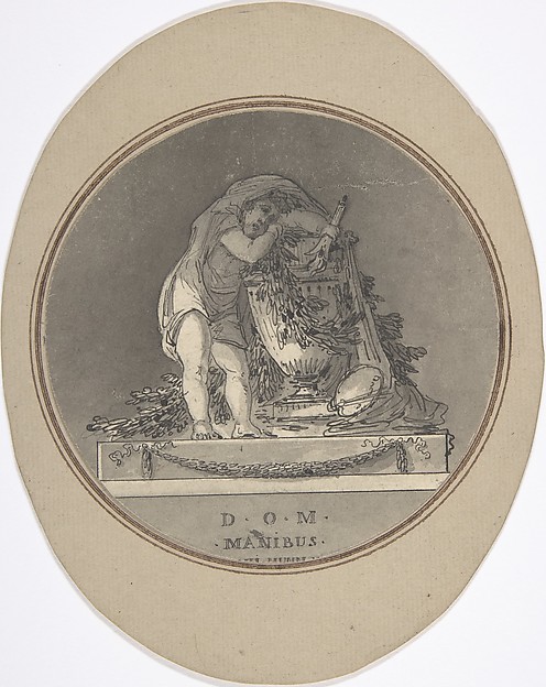 Anonymous, French, 18th century, Decoration for a Monument