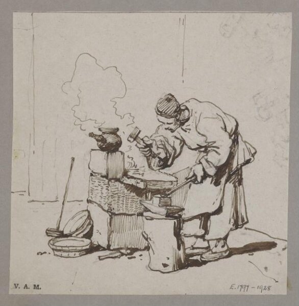 George Chinnery, A blacksmith at his anvil
