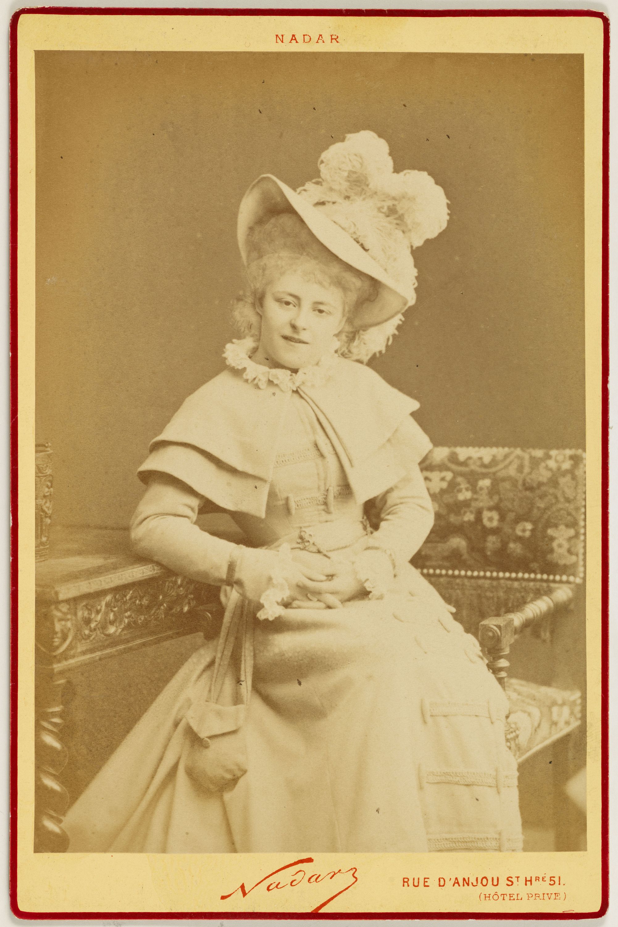 Atelier Nadar, Portrait de Luce Couturier, actrice