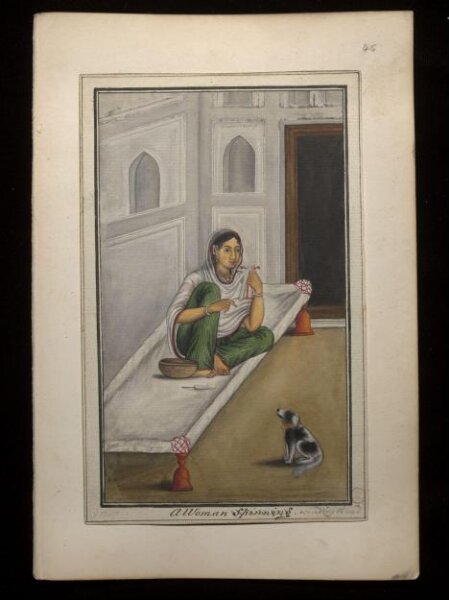 Unknown, An album containing fifty-three drawings depicting occupations.