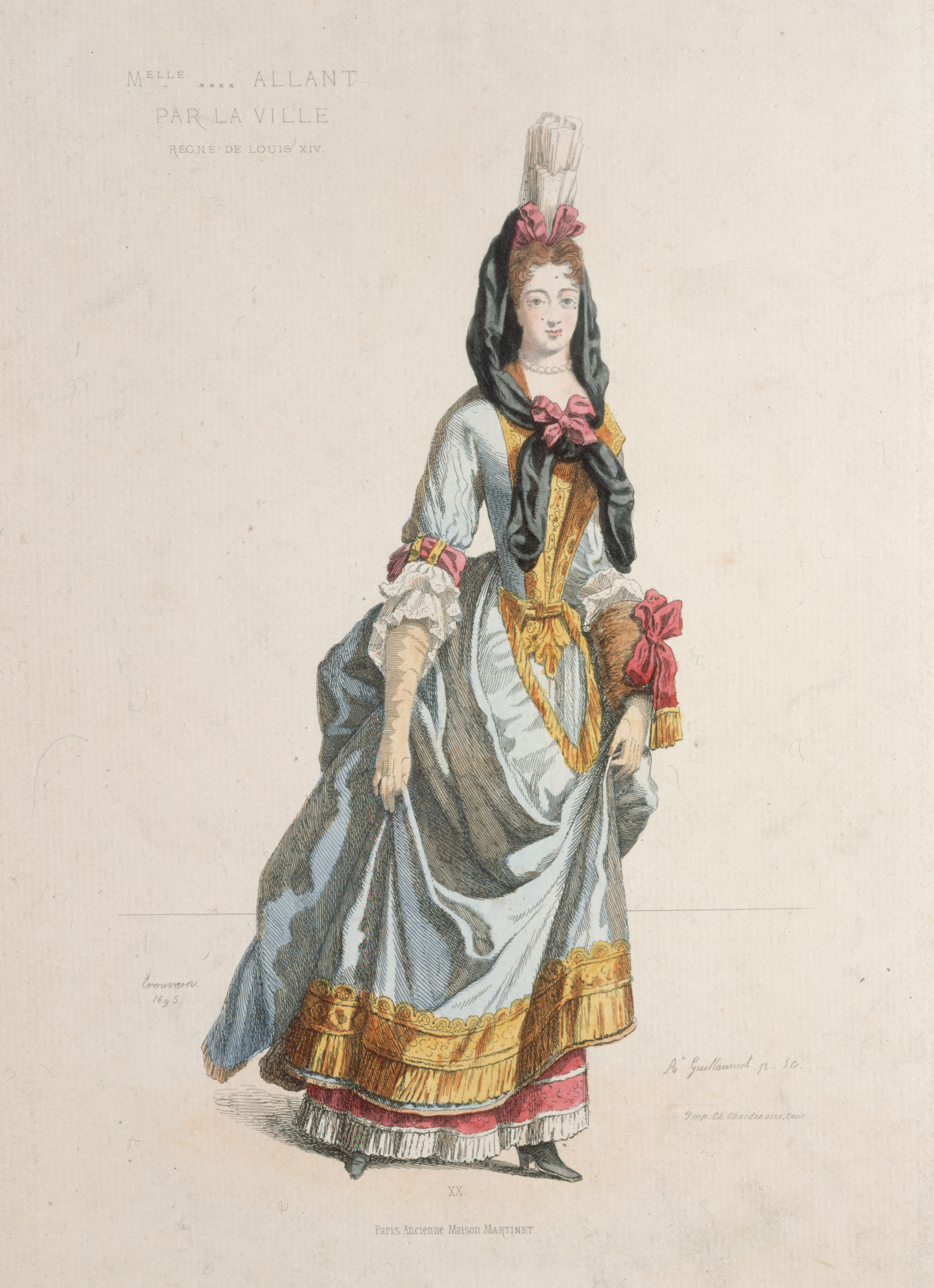 Auguste-Alexandre Guillaumot, Mlle… allant par la ville