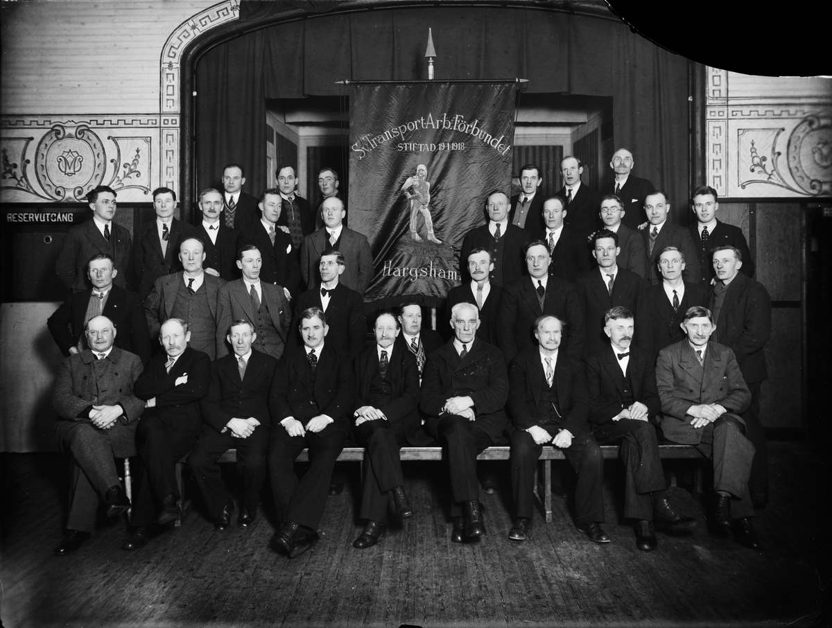 Skötsner-Edhlund, Svenska Transportarbetarförbundets medlemmar, Folkets hus, Hargshamn, Uppland