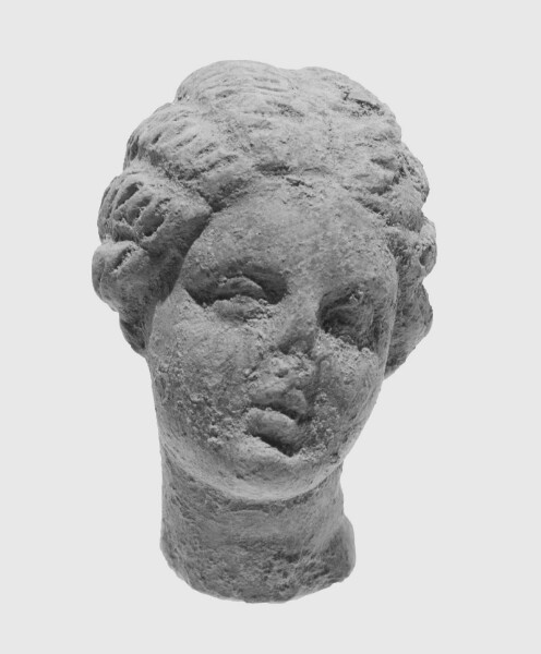 Unknown, Female Head with Melon Coiffeur