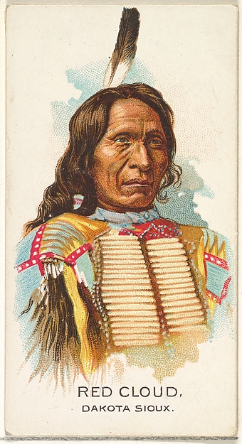 Allen & Ginter, Red Cloud, Dakota Sioux, from the American Indian Chiefs series (N2) for Allen & Ginter Cigarettes Brands