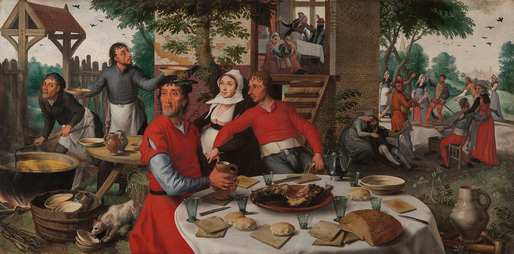Pieter Aertsen, A Peasant's feast