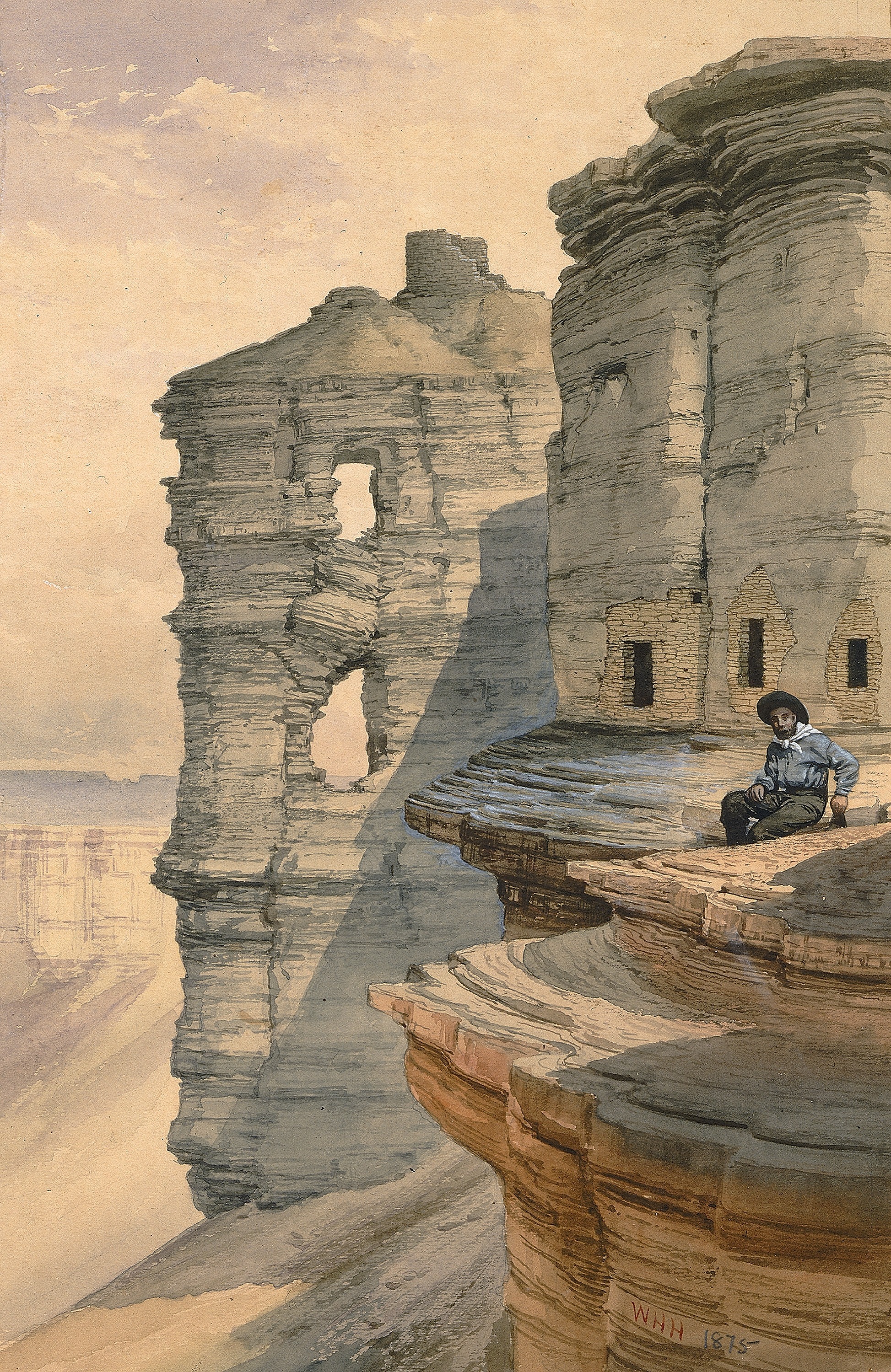 William Henry Holmes, Cliff Houses on the Rio Mancos, Colorado