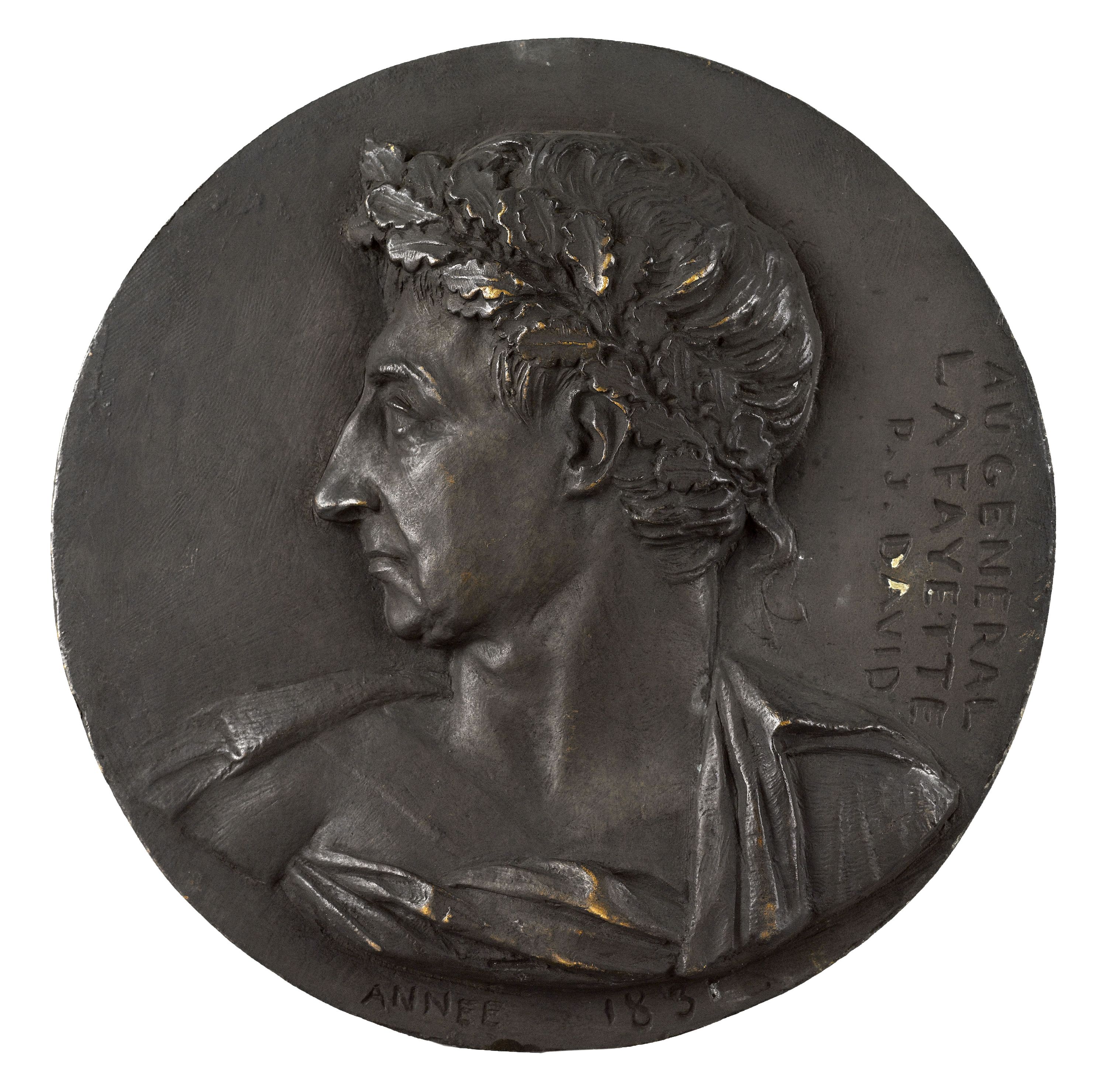 David d'Angers, Portrait de Marie-Joseph Paul Yves Roch Gilbert du Motier, marquis de La Fayette (1757-1834), homme politique