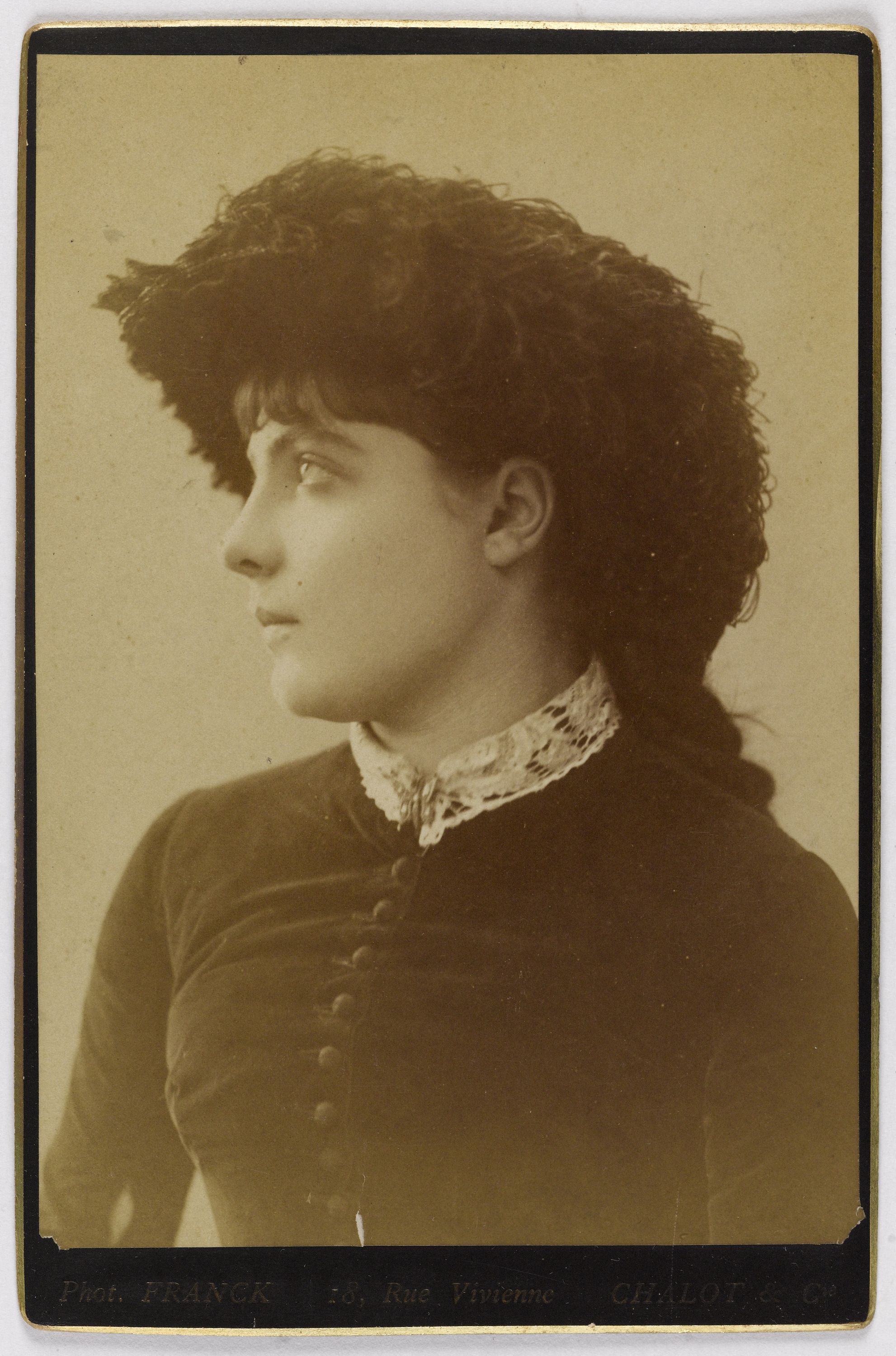 Franck, Portrait de Cordier, actrice