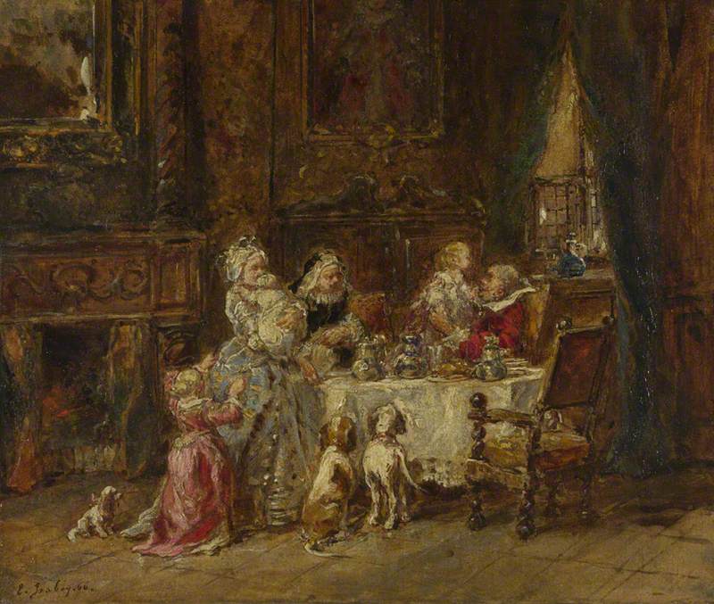 Eugène Isabey, Grandfather's Birthday