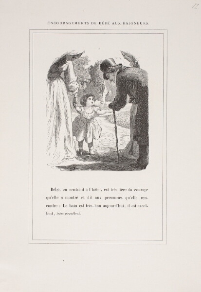 Lorenz Frølich, Encouragements de Bébé aux baigneurs